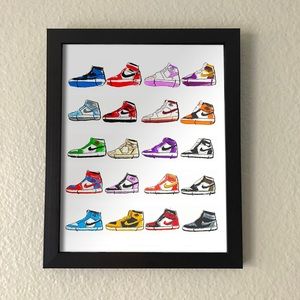 Jordan 1 Wall Art